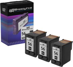 Speedy Inks Remanufactured Toner Cartridge Replacement for HP 56 (Black, 3 Cartridge Pack) See list of Compatible HP DeskJet, Digital Copier, OfficeJet PSC and PhotoSmart Printers