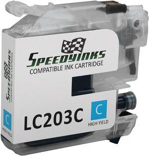 Speedy Inks - Compatible Brother LC203C High Yield Cyan Ink