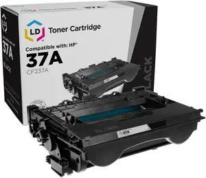LD Products Compatible Toner Cartridge Replacement for HP 37A CF237A (Black)