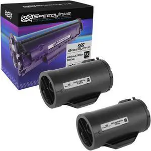 Speedy Inks - 2pk Compatible Dell 593BBMF Black Toner Cartridge 47GMH 6K Page Yield