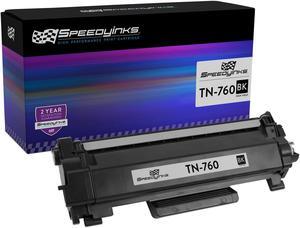 SPEEDYINKS Compatible Toner Cartridge Replacements for Brother TN760 TN-760 TN730 TN-730 High Yield (Black) for DCP-L2550DW, HL-L2350DW, HL-L2370DW, HL-L2395DW, MFC-L2690DW, MFC-L2730DW