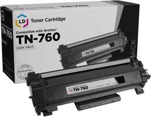 LD Products Compatible Toner Cartridge Replacement for Brother TN760 TN-760 TN 760 TN730 TN-730 (Single Black)