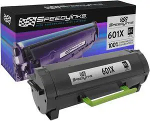 SPEEDYINKS Compatible Toner Cartridge Replacement for Lexmark 601X 60F1X00 Extra High Yield (Single Black) Compatible with the following Lexmark Printer Model MX610de