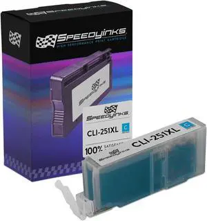 Speedy Inks Compatible Ink Cartridge Replacement for Canon CLI251XL 6449B001 High-Yield (Cyan) Compatible w MX920 / MX922 MG6320 MX722 MG5422 MG7120 MG5520 iP8720 MG5522 MG7520 MG6620 MG5622 and more