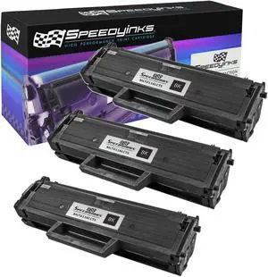Speedy Inks Compatible Toner Cartridge Replacement for Samsung MLT-D101S (Black, 3 Pk) Compatible with Samsung ML-2165 ML-2165W SCX-3405 SCX-3405W SCX-3405FW SCX-3400F SCX-3400FW SF-760 SF-760P