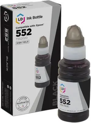 LD Products Compatible Ink Bottle Replacement for 552 T552 T552020-S High Yield (Single Black)