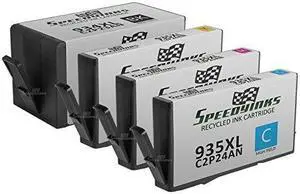 Speedy Inks Remanufactured Ink Cartridge with Chip Replacement for HP 934XL & HP 935XL High Yield (1 Black, 1 Cyan, 1 Magenta, 1 Yellow, 4-Pack) Compatible w HP 6812 6815 OfficeJet Pro 6230 6830 6835