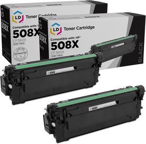 LD Products Compatible Toner Cartridge Replacement for HP 508X CF360X High Yield (Black, 2-Pack)