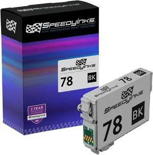 Speedy Inks Remanufactured Ink Cartridge Replacement for Epson 78 (Single Black Cartridge) Compatible with the following Epson Printer Model Stylus Photo RX580