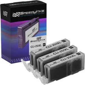 Speedy Inks Compatible Ink Cartridge Replacement for Canon CLI251XL 6448B001 High-Yield ( Black, 3-Pack )