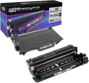 Speedy Inks Compatible Toner & Drum Cartridge Replacements for Brother TN850 High Yield & DR820 (1 Toner, 1 Drum)