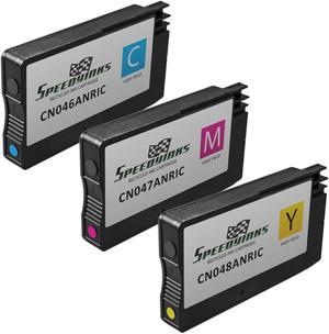 SPEEDYINKS Remanufactured Ink Cartridge Replacement for HP 951 1 Cyan 1 Magenta 1 Yellow 3Pack For use in and works with HP OfficeJet Pro 251dw 276dw 8100 8600 Series HP951 HP951XL HP951