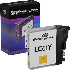 Speedy Inks Compatible Ink Cartridge Replacement for Brother LC61Y (Yellow)