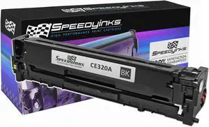 SPEEDYINKS Toner Cartridge Replacement for HP 128A CE320A (Black) Compatible with Color LaserJet CM1410fnw, CM1415fnw, CP1522n, CP1523n, CP1525nw, CP1525nw, CM1410fnw, CM1415fnw, CP1525nw,CP1525nw