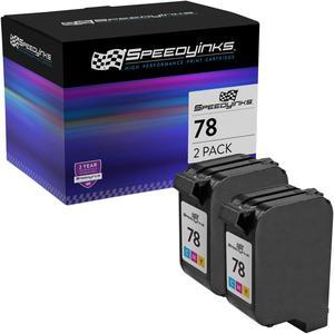 SPEEDYINKS Replacement for HP 78 Color Ink Cartridge C6578D (Tri-Color, 2-Pack) for use in Color Copier, DeskJet, Fax, Office Jet, PSC, PhotoSmart Series Printers