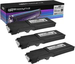 SPEEDYINKS Compatible Toner Cartridge Replacements for Dell 593-BBBU Black High Capacity Black Toner for use in Dell C2660dn & C2665dnf Printers 3pk SPEEDYINKS Compatible Toner Cartridge Replacements for Dell 593-BBBU Black High Capacity Black Toner for use in Dell C2660dn & C2665dnf Printers 3pk