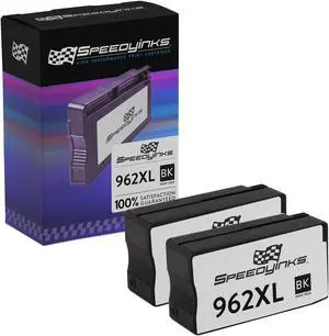 Speedy Inks Remanufactured Ink Cartridge Replacement for HP 962XL 3JA03AN High Yield (Black, 2-Pack)