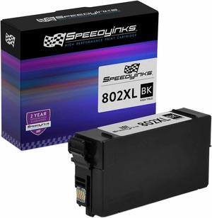 SPEEDYINKS Replacement for Epson 802XL Ink Cartridges T802XL120 High Yield (Black 1-Pack) for WF-4720, WF-4730, WF-4734, WF-4740 | WorkForce Pro: WF-4720, WF-4730, WF-4734, WF-4740
