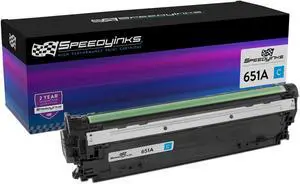 Speedy Inks Remanufactured Toner Cartridge Replacement for HP 651A CE341A (Cyan) Compatible with 700 Color MFP M775dn 700 Color MFP M775f, 700 Color MFP M775z, 700 Color MFP M775z Plus