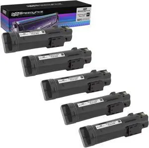 Speedy Inks Compatible Toner Cartridge Replacement for Xerox Phaser 6510 & WorkCentre 6515 High Yield (Black, 5-Pack) See list of Compatible Xerox Phaser Printers