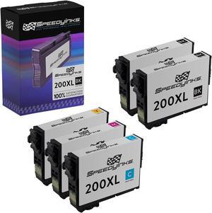 SPEEDYINKS Replacement for 200XL 200 XL T200XL High Yield Ink Cartridges (2 Black, 1 Cyan, 1 Magenta, 1 Yellow, 5-Pack) for use in XP 200 300 400 WF 2520 2530 2540