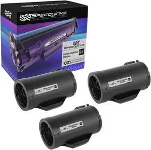Speedy Inks Compatible Toner Cartridge Replacement for Dell 593BBML F9G3N (Black, 3-Multipack) Compatible with the following Dell Printers S2810dn Dell S2815dn Dell H815dw