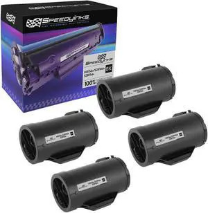 Speedy Inks Compatible Toner Cartridge Replacement for Dell 593BBML | 3000 Page Yield (Black, 4-Pack)