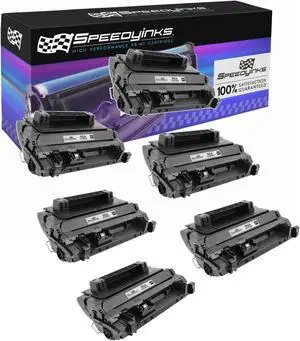 SPEEDYINKS Compatible Toner Cartridge Replacement for HP 90A CE390A (Black, 6 Pack) for use in HP LaserJet Enterprise M4555f M4555fskm M4555h M601n M601dn M602n M602dn M602x M603n M603dn M603xh