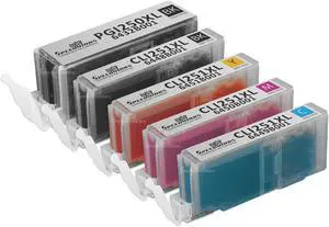 Speedy Inks Compatible Ink Cartridge Replacement for Canon PGI-250XL and CLI-251XL High Yield (1 Pigment Black, 1 Black, 1 Cyan, 1 Magenta, 1 Yellow, 5-Pack)