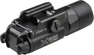Surefire Weapon Mounted Flashlight, LED, 600 lm, Blk   X300U-A