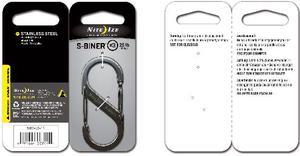 NITE IZE S-BINER SIZE #3 STAINLESS SB3-03-11
