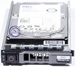 55RMX - DELL ENTERPRISE CLASS 500GB 7.2K SAS 2.5  6Gbps INTERNAL HARD DRIVE W/G176J TRAY
