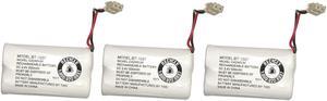 Uniden BBTY0651101 model BT1007 Nickel-Cadmium Rechargeable Cordless Phone Battery, DC 2.4V 500mAh (Pack of 3)