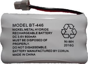 Uniden BT-446 / BBTY0503001 / BT-1004 / BT-1005 / GE-TL26402 / BT-504 / CPH-488B Rechargeable Cordless Telephone Battery DC 3.6V 800mAh Manufactured by Corun