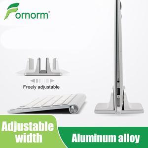Vertical Laptop Adjustable Stand Laptop Stand For Macbook Air Pro 13 15 Stable Desktop Aluminum Stand With Dock Size Scratch