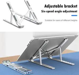 Portable Laptop Stand Aluminium Foldable Support Adjustable Notebook Holder Tablet Base For PC Computer Accessories