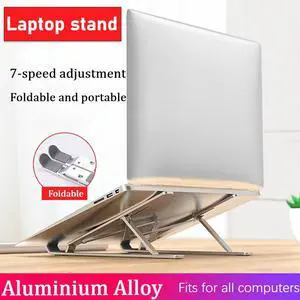 Aluminium Alloy Laptop Stand Laptop Holder for MacBook Pro Notebook Portable Foldable Bracket Notebook Stand sfor Notebook