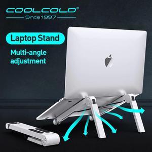 COOLCOLD Lightweight Laptop Cooling Stand Plastic Vertical Laptop Stand Foldable Tablet Stand Bracket Laptop Holder for MacBook