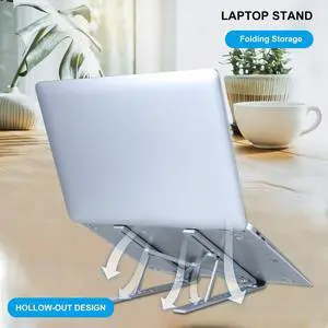 Laptop Stand 6Level Adjustable Height Computer Holder Bracket Portable Foldable Aluminum?alloy Notebook Holder for laptop mac