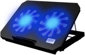 Laptop Stand Genuine 2 Fan USB Laptop Cooler Cooling Pad Base LED Notebook Cooler Computer USB Fan Stand For Laptop