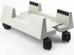 Desktop PC Case CPU Stand Holder computer tower Rolling Wheels Width Adjustable