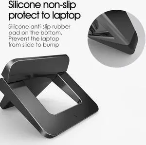 Laptop Holder for MacBook Pro ABS TPU Mini Stand Desktop Laptop Stand Portable Cooling Pad Notebook Stand for Macbook