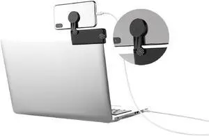 Durable Phone Holder For Xiaomi Dual Screen Side Mount Clip Screen And Mobile Connecting Holder Tablet Phone Stand For Laptop