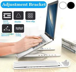 Bakeey Portable Aluminum Foldable Height Adjustable Stand Heat Dissipation For Macbook IPad Laptop Notebook 11.0 17.0 Inch
