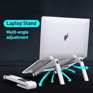 Lightweight Laptop Cooling Stand Plastic Vertical Laptop Stand Foldable Tablet Stand Bracket Laptop Holder for MacBook