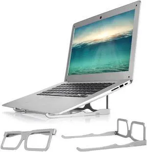 Mini Aluminum Computer Holder Laptop Stand Desk Bracket Cooler Cooling Pad for IPad/iPhone/Notebook/Tablet/PC Glasses Stand