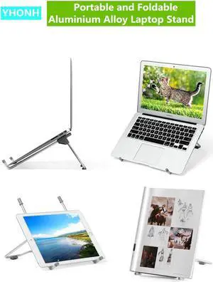 Easy Use Mount Foldable Cooling Support Aluminum Alloy Laptop Stand Portable Adjustable Notebook Holder Desktop For ipad Mac