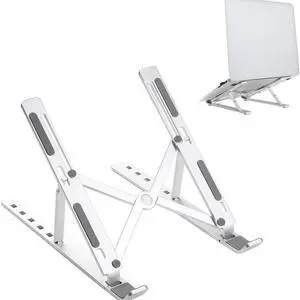 Folding Adjustable Laptop Stand Holder for11-17.3 MacBook Notebook Aluminum Alloy Cooling Universal Non Slip Laptop Stand Rack