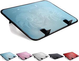 14 inch Notebook Cooler 5v Dual Fan USB External Laptop Cooling Pad Slim Stand High Speed Silent Metal Panel Fan