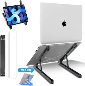 Foldable Laptop Stand Non slip Desktop Laptop Holder Adjustable Notebook Tablet Bracket for MacBook Air Pro IPad PC Computer